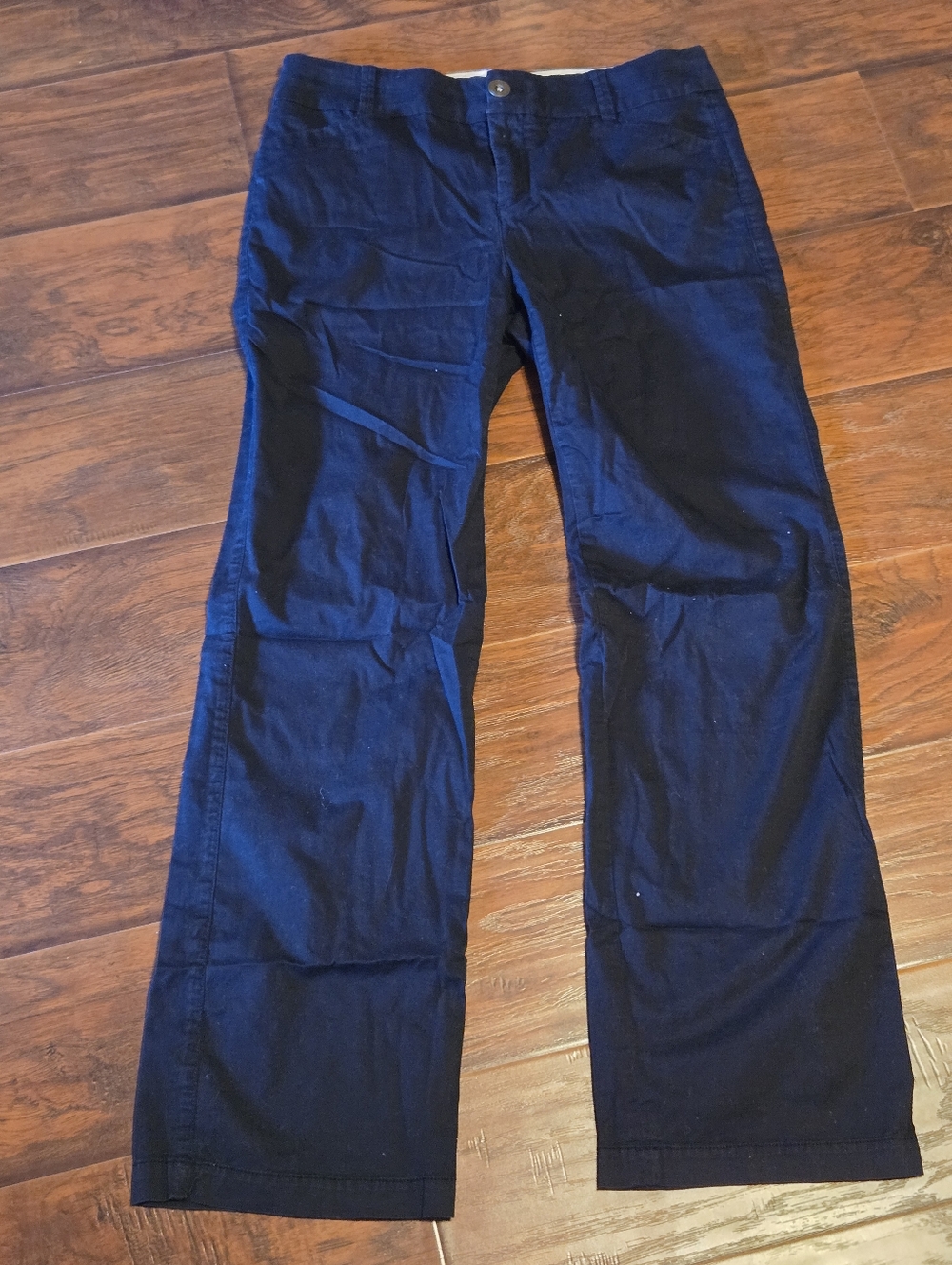 Intro. Casual Elegance BLACK Womens slacks Stretch 6